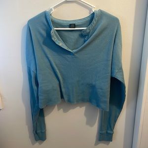 blue long sleeve